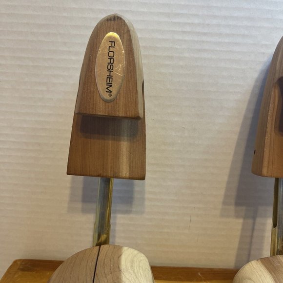 Vintage BUNDLE OF 3 Florsheim & Wooden Shoe Tree Mold 3 Pair Size 7 And … - Picture 2 of 9